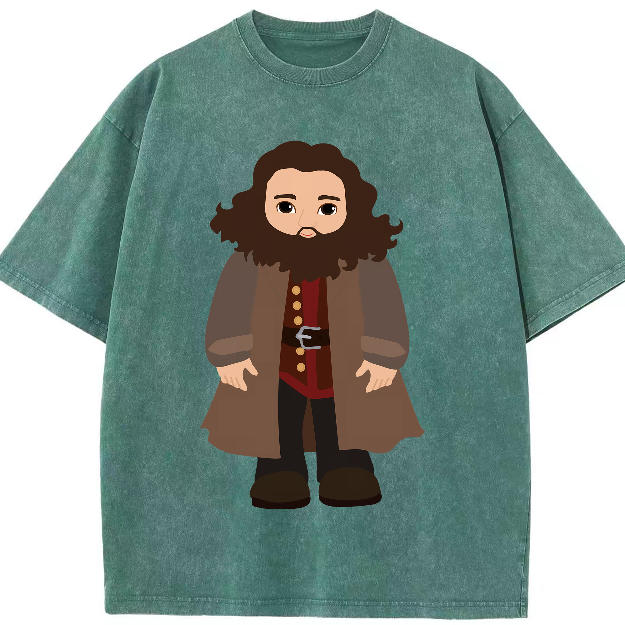（画像用） Harry Potter ハリー・ポッターシリーズ 綿100% ヴィンテージ風 半袖Tシャツ（フロントプリント）
